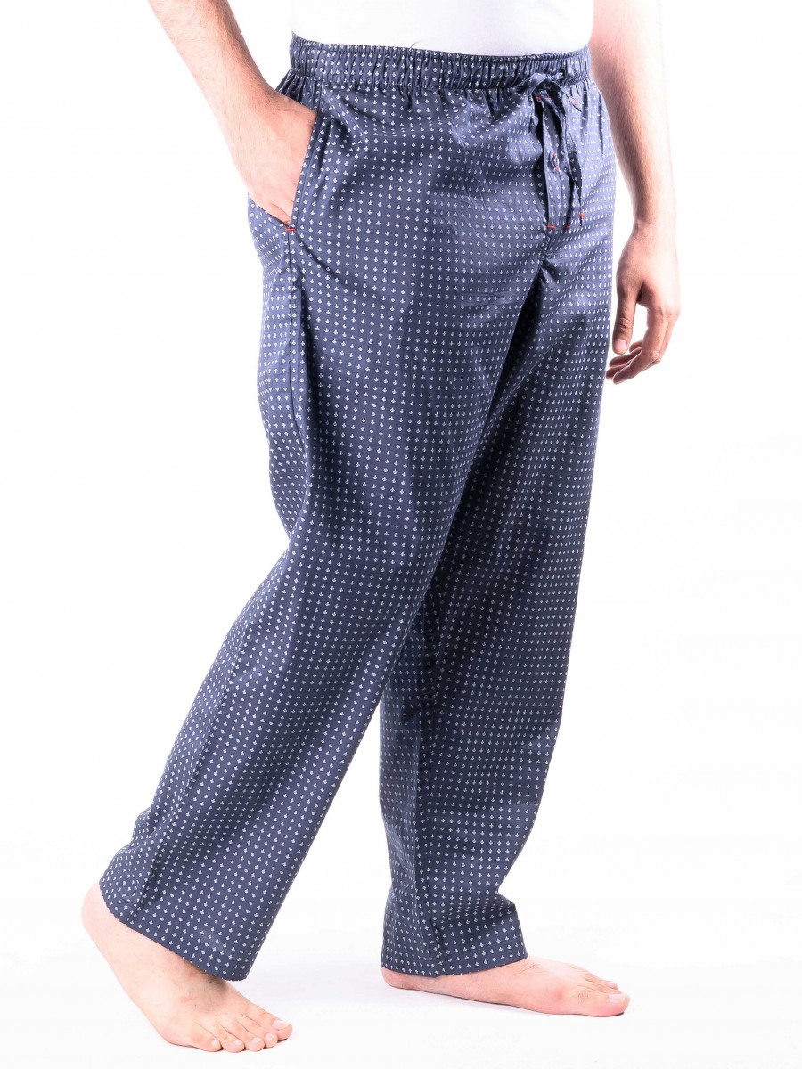 Buy Piejama Navy Printed Cotton Baggy Pajamas 1576301-01-S - Lalaland.pk