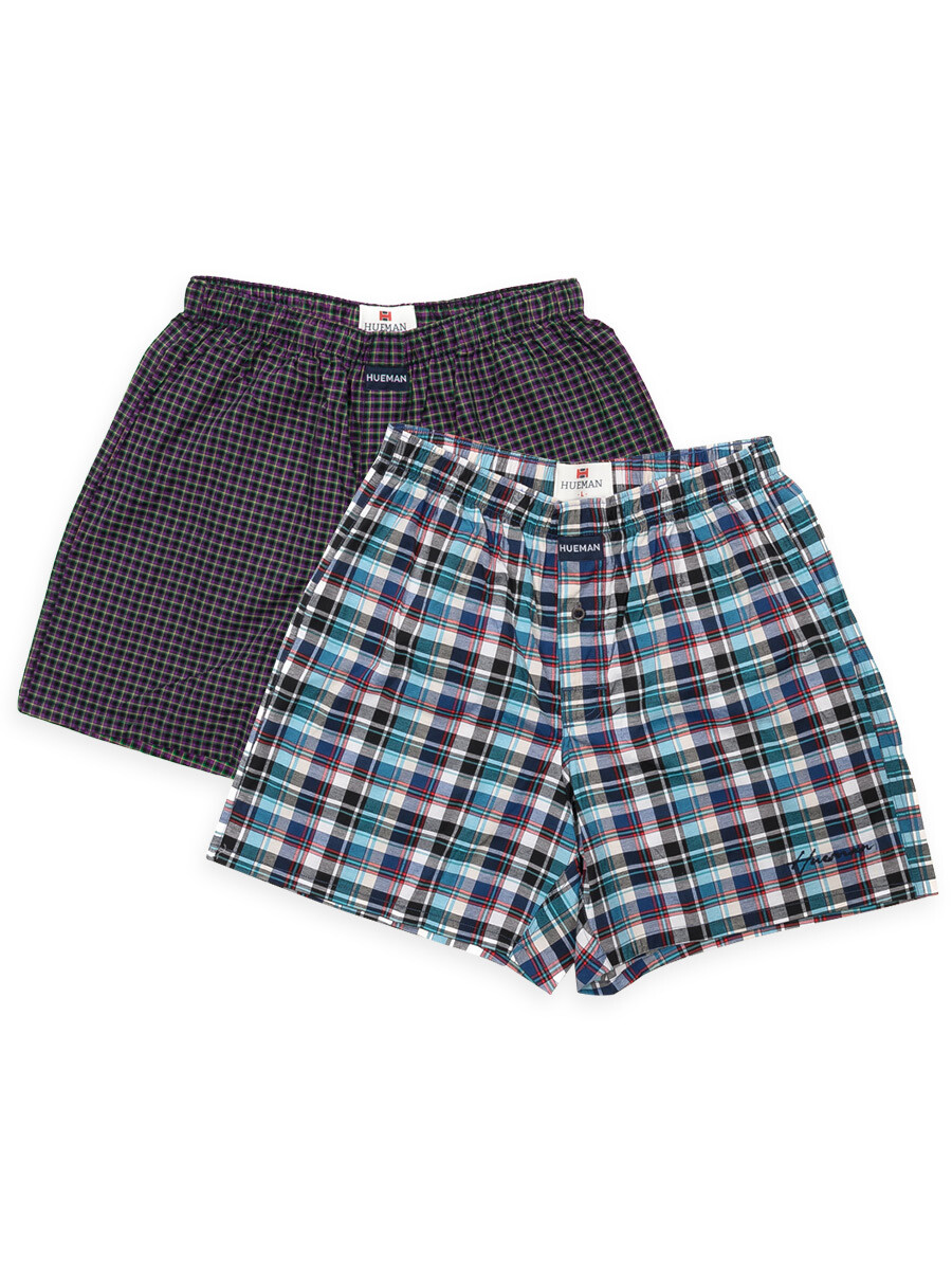 Buy Pack of Men’s multi checked boxer shorts Online – Lalaland.pk