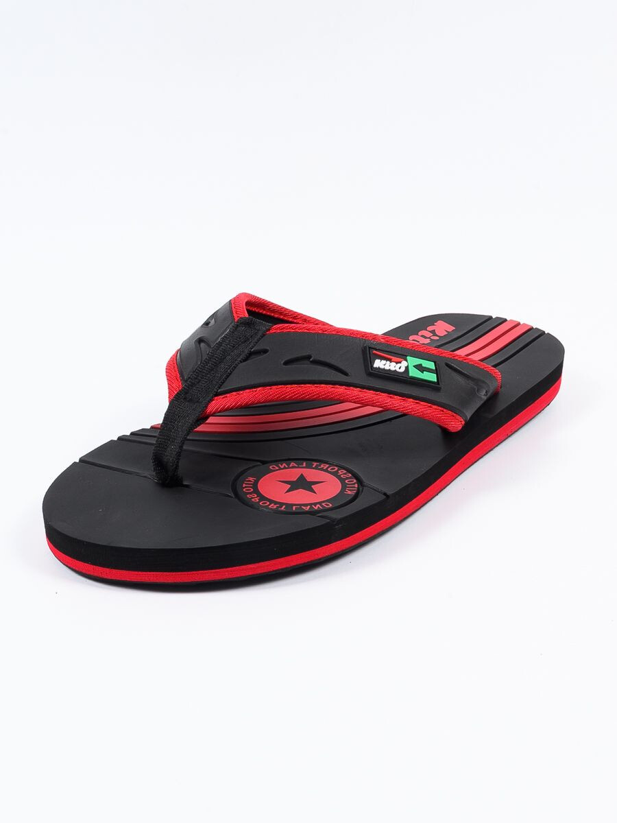 Buy Kito Black & Red Kito Flip Flop for Men A-0618-BLK-G - Lalaland.pk